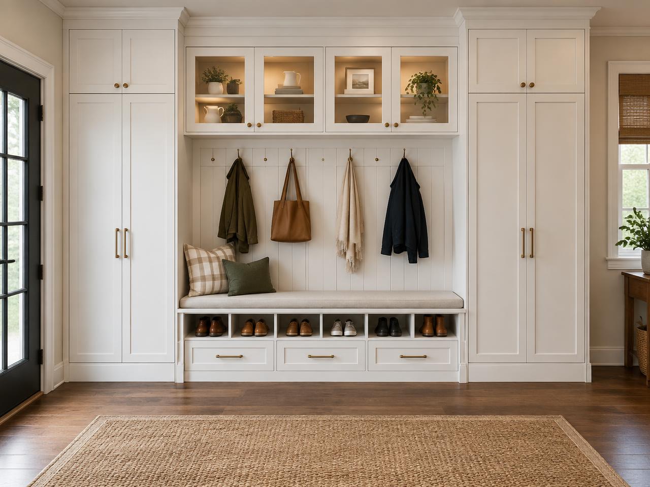 3D mudroom design