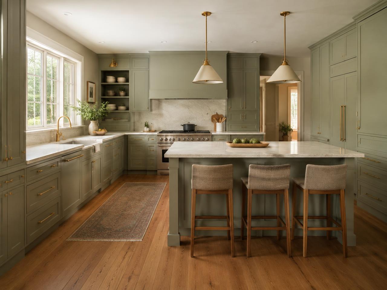 3D kitchen render